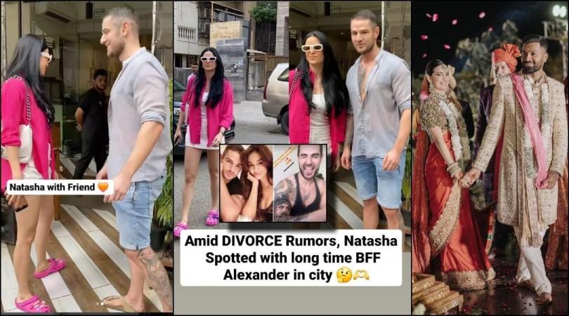 Amid divorce rumours Hardik Pandya's wife Natasa spotted having brunch with Disha Patani's rumoured beau Alexander Amid divorce rumours Hardik Pandya's wife Natasa spotted having brunch with Disha Patani's rumoured beau Alexander