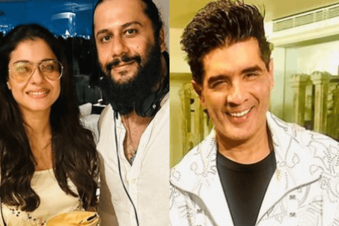 Kajol and Manish Malhotra at Karan Johar's bday bash Kajol and Manish Malhotra at Karan Johar's bday bash