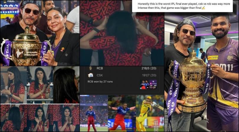 'Worst IPL ever, one-sided match': Cricket fans call CSK vs RCB match way more intense than KKR vs SRH IPL finals 'Worst IPL ever, one-sided match': Cricket fans call CSK vs RCB match way more intense than KKR vs SRH IPL finals