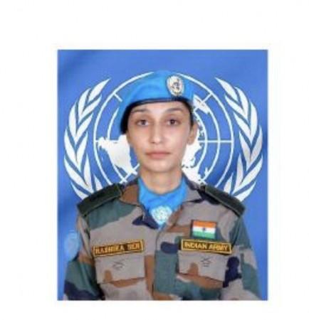 Indian woman army major to recieve UN award