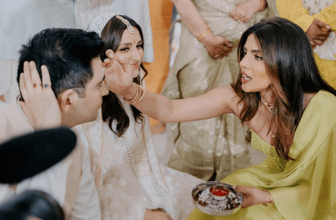 Priyanka Chopra, Parineeti Chopra, Raghav Chadha Priyanka Chopra, Parineeti Chopra, Raghav Chadha