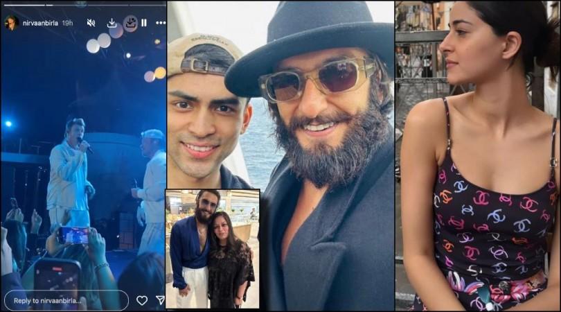 Ranveer Singh poses with guests, Backstreet Boys stir nostalgia at Anant-Radhika's pre-wedding bash in cruise
