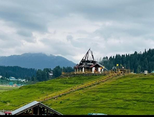 Iconic temple of Gulmarg Kashmir that extensively damaged in mysterious fire Shiva Temple
