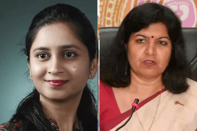 Priyanka Jarkiholi, Aparajita Sarangi Priyanka Jarkiholi, Aparajita Sarangi
