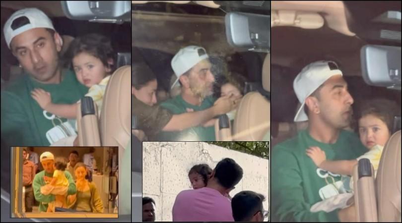 Ranbir Kapoor kisses Raha as they inspect the house in Bandra with Alia , Shaheen; family to shift to multi-storeyed apartment by Diwali Ranbir Kapoor kisses Raha as they inspect the house in Bandra with Alia , Shaheen; family to shift to multi-storeyed apartment by Diwali