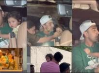Ranbir Kapoor kisses Raha as they inspect the house in Bandra with Alia , Shaheen; family to shift to multi-storeyed apartment by Diwali