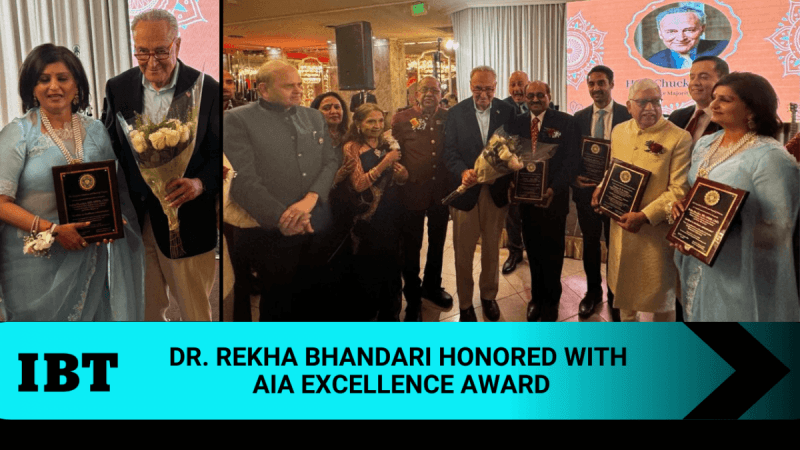 Dr. Rekha Bhandari Honored with AIA Excellence Award for Healthcare Contributions Dr. Rekha Bhandari Honored with AIA Excellence Award for Healthcare Contributions
