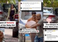 Varun took his baby and wife Natasha Dalal home on Friday afternoon from the Hinduja hospital in Mumbai