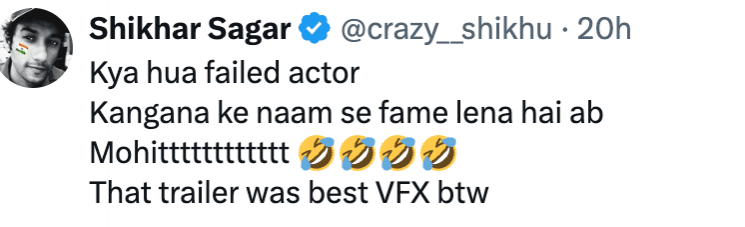 Nakuul Mehta tweets about CISF constable's biopic Nakuul Mehta tweets about CISF constable's biopic