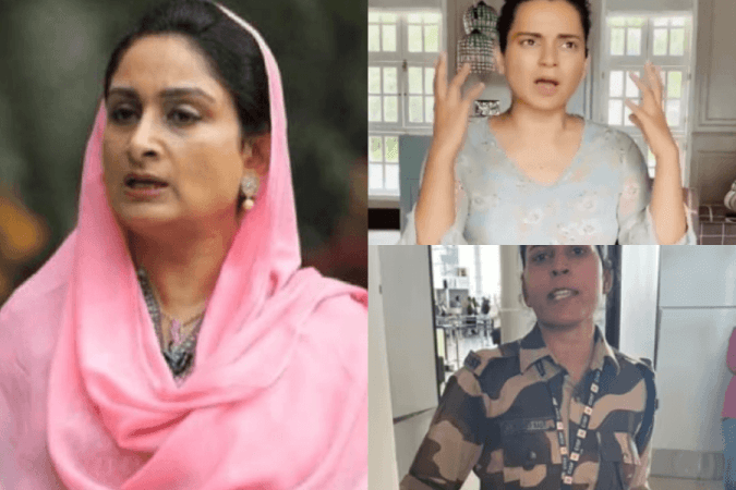 Harsimrat Kaur Badal, Kangana Ranaut, Kulwinder Kaur Harsimrat Kaur Badal, Kangana Ranaut, Kulwinder Kaur