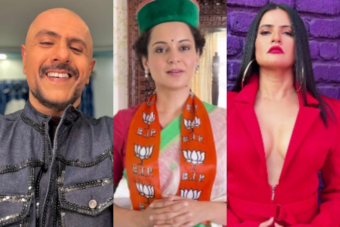 Vishal Dadlani, Kangana Ranaut, Sona Mohapatra Vishal Dadlani, Kangana Ranaut, Sona Mohapatra