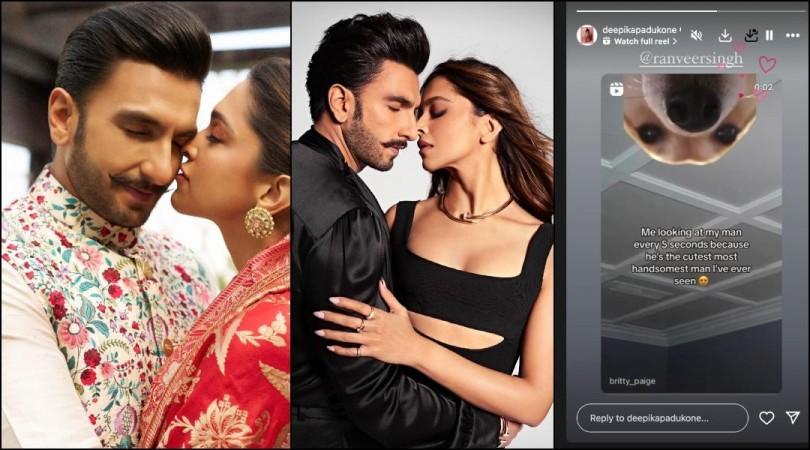 Pregnant Deepika Padukone can't stop gushing over Ranveer Singh ; fans react Pregnant Deepika Padukone can't stop gushing over Ranveer Singh ; fans react