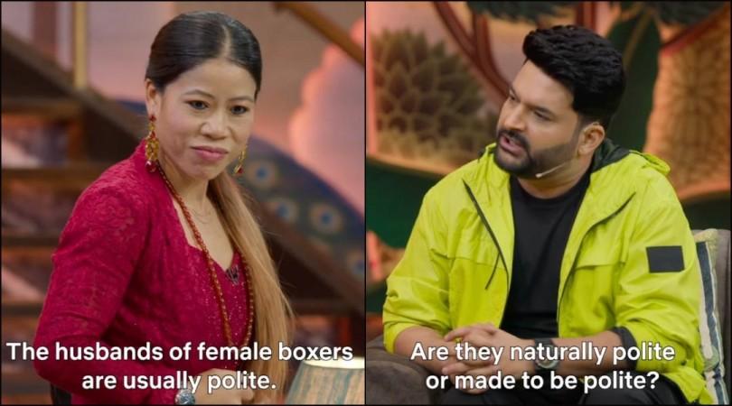 'Why does every boxer chew pan before boxing?':Angry Mary Kom hits back at Kapil Sharma for poking fun at boxers; comedian apologises 'Why does every boxer chew pan before boxing?':Angry Mary Kom hits back at Kapil Sharma for poking fun at boxers; comedian apologises
