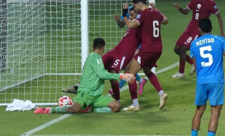 Despite the ball rolling out, the goal was given as India lose out on qualification dreams with controversial 2-1 loss against Qatar in final league match of the FIFA World Cup Qualifiers at the Jassim Bin Hamad Stadium in Doha, Qatar, on Tuesday. FIFA World Cup Qualifiers
