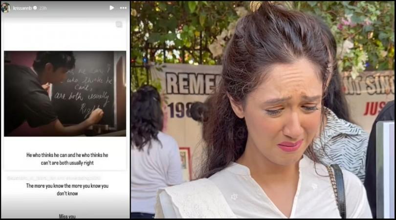 'Fake drama': Fans slam TV actor Krissann Barretto as she cries Inconsolably remembering Sushant Singh Rajput at his prayer meet 'Fake drama': Fans slam TV actor Krissann Barretto as she cries Inconsolably remembering Sushant Singh Rajput at his prayer meet