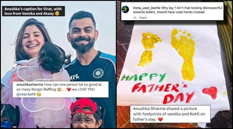 Anushka Sharma shares handmade card made by Vamika's painting for Virat Kohli on Father's Day Anushka Sharma shares handmade card made by Vamika's painting for Virat Kohli on Father's Day