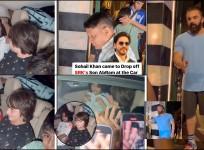 Sohail Khan requests paps to not flash camera lights on AbRam, Yohan, Amrita Rao' son as they head out for dinner