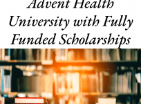 Advent Health University with Fully Funded Scholarships