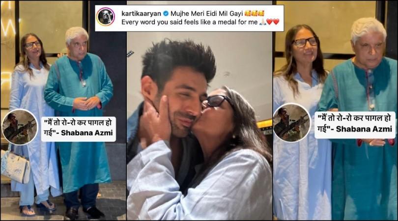 Shabana Azmi gets emotional; heaps praise on Kartik Aaryan's performance in Chandu Champion Shabana Azmi gets emotional; heaps praise on Kartik Aaryan's performance in Chandu Champion