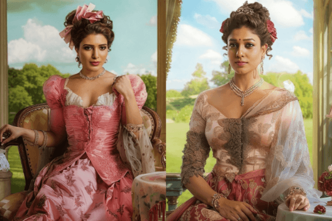 Samantha Ruth Prabhu, Nayanthara as Bridgerton cast Samantha Ruth Prabhu, Nayanthara as Bridgerton cast