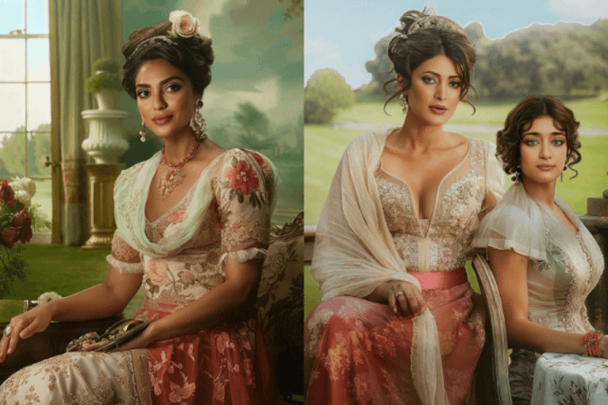 Sobhita Dhulipala, Shruti Haasan as Bridgerton cast Sobhita Dhulipala, Shruti Haasan as Bridgerton cast