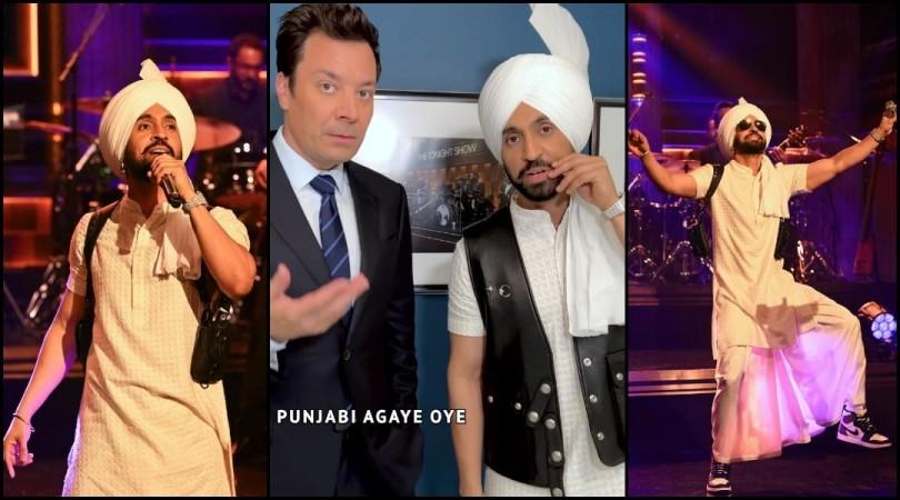 Sat Sri Akal: Diljit Dosanjh teaches Jimmy Fallon Punjabi; enthralled the audience with his performance with a Hollywood twist on the show Sat Sri Akal: Diljit Dosanjh teaches Jimmy Fallon Punjabi; enthralled the audience with his performance with a Hollywood twist on the show