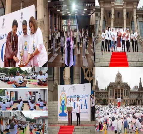 International Day of Yoga celebrated worldwide (Photo source: X) International Day of Yoga