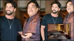 Shatrughan Sinha Poses With Zaheer Iqbal Ahead Of Daughter Sonakshi's Wedding