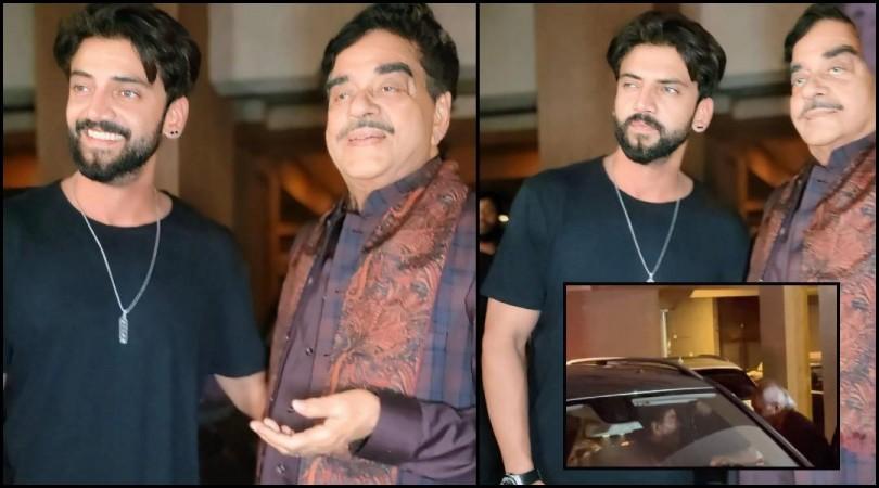 Shatrughan Sinha Poses With Zaheer Iqbal Ahead Of Daughter Sonakshi's Wedding Shatrughan Sinha Poses With Zaheer Iqbal Ahead Of Daughter Sonakshi's Wedding