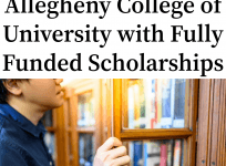 Allegheny College of University with Fully Funded Scholarships