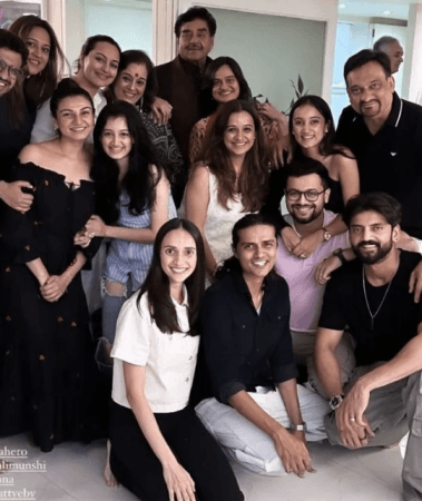 Sonakshi Sinha's family selfie Sonakshi Sinha's family selfie