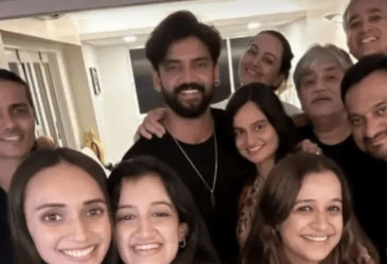 Sonakshi Sinha's family selfie Sonakshi Sinha's family selfie