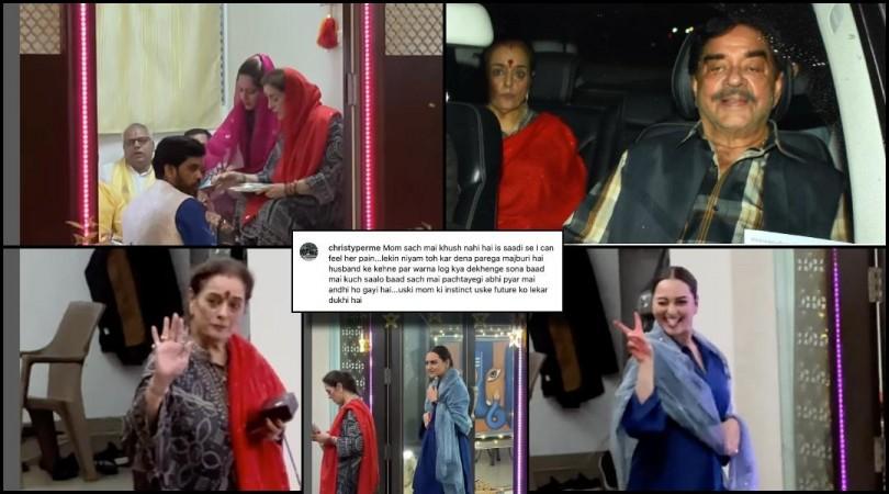 Sonakshi and Poonam Sinha perform pre-wedding head of the actor's wedding with Zaheer Iqbal Sonakshi and Poonam Sinha perform pre-wedding head of the actor's wedding with Zaheer Iqbal