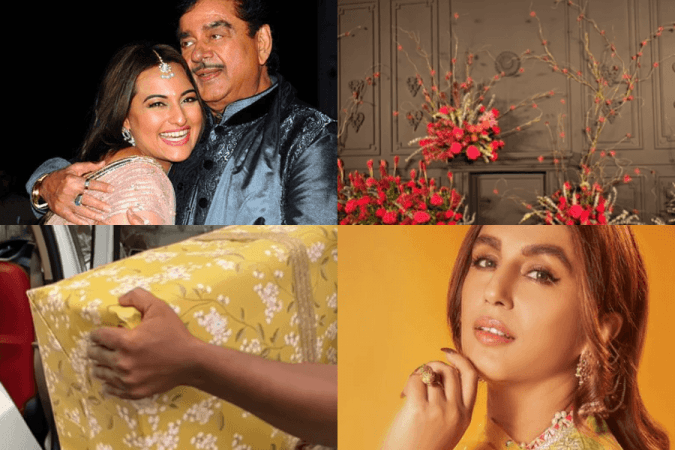 Aditi Rao Hydari arrives, Honey Singh at Sonakshi's reception Aditi Rao Hydari arrives, Honey Singh at Sonakshi's reception