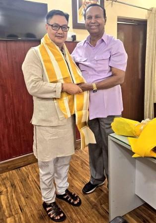 Kiren Rijiju with TR Balu Kiren Rijiju with TR Balu