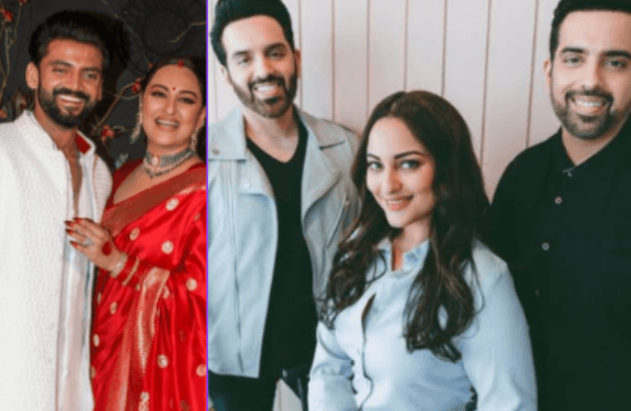 Luv and Kussh Sinha, Sonakshi Sinha, Zaheer Iqbal