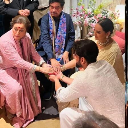 Sonakshi Sinha jumps with joy after signing marriage papers with Zaheer Iqbal; Shatrughan's reaction goes viral Sonakshi Sinha jumps with joy after signing marriage papers with Zaheer Iqbal; Shatrughan's reaction goes viral