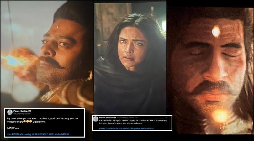 Movie-goers lash out at IMAX Pune management after first show of Prabhas, Deepika Padukone's 'Kalki 2898 AD gets cancelled; resolved later Movie-goers lash out at IMAX Pune management after first show of Prabhas, Deepika Padukone's 'Kalki 2898 AD gets cancelled; resolved later