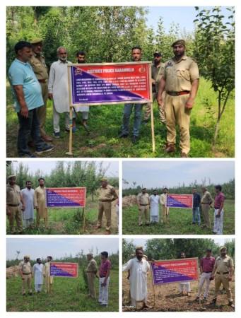 Properties of five Pakistan-based terror handlers attached in north Kashmir's Baramulla district Property attached