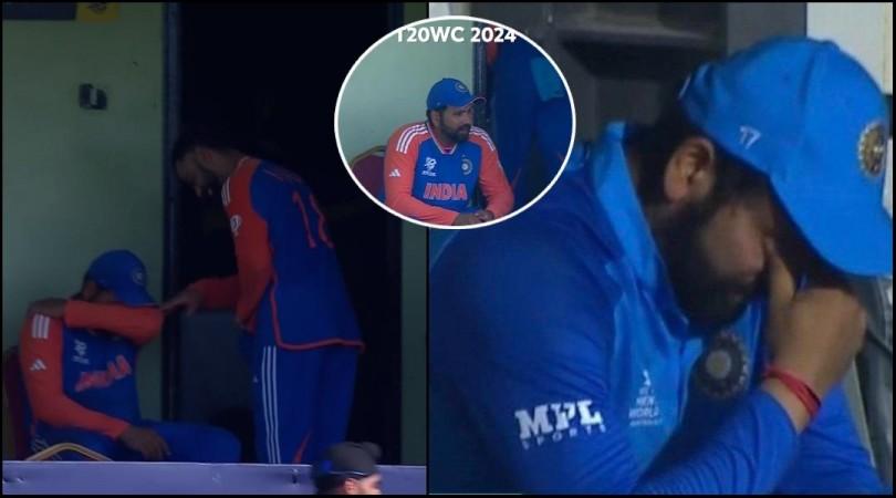 'Can understand his feelings': Emotional Rohit Sharma cries as India reach T20 World Cup final, Virat Kohli consoles captain [Reactions]