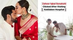 'Is she Pregnant?': Netizens ask as Sonakshi Sinha with husband Zaheer snapped exiting a hospital days after marriage