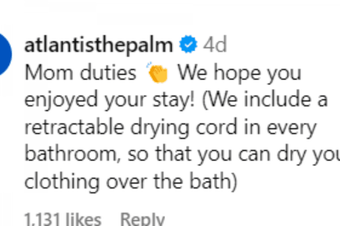 Response from Atlantis Response from Atlantis