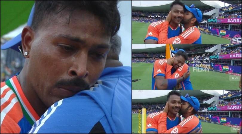 From boos to cheers: Fans apologise to Hardik Pandya as he cries after India's World Cup win