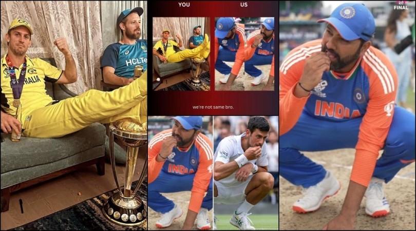 Rohit Sharma ate sand From Barbados Pitch After India's T20 World Cup Triumph Rohit Sharma ate sand From Barbados Pitch After India's T20 World Cup Triumph
