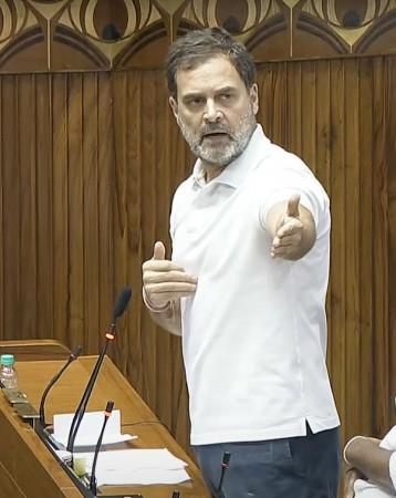 Portions of Rahul Gandhi's controversial LS speech expunged Portions of Rahul Gandhi's controversial LS speech expunged