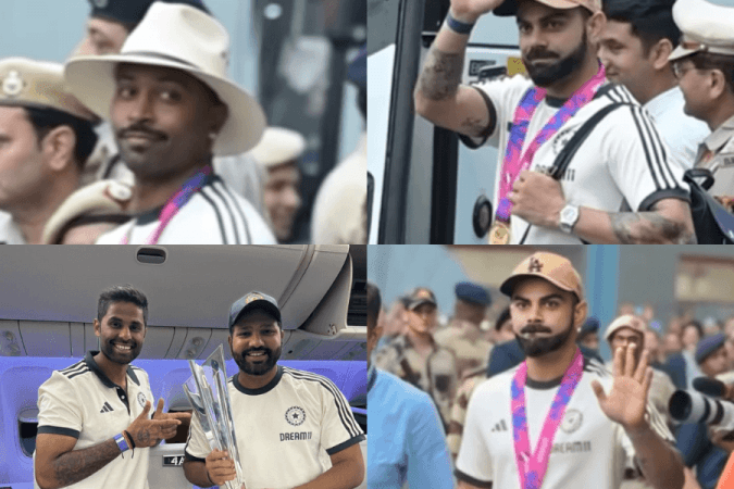 Team India at Delhi airport Team India at Delhi airport