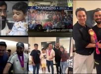 Virat Kohli meets his brother, niece and nephew in Delhi; ahead of Team India's victory parade in Mumbai