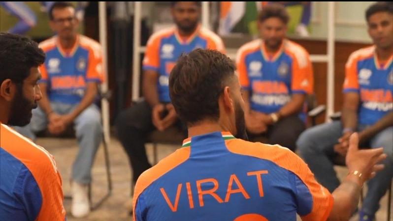 PM Narendra Modi beams with joy as he holds WC trophy with captain Rohit Sharma; poses with team India at his residence [Pics]