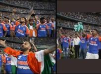 Hardik Pandya catches fan's T-shirt while singing Vande Mataram, drops it immediately; Jasprit Bumrah's priceless reaction goes viral