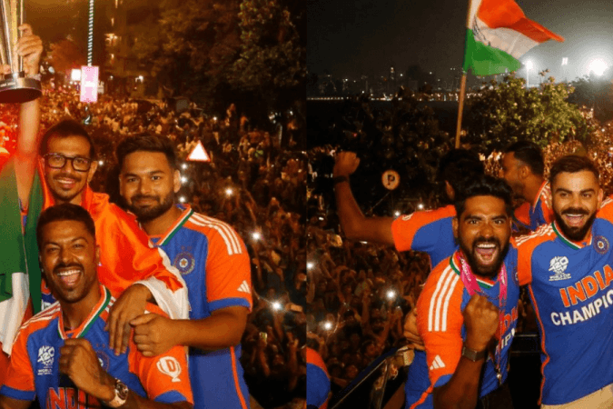 Team India victory parade Team India victory parade